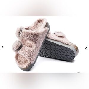 NWOT Birkenstock Papilloo Arizona Big Buckle Shearling - Size 36